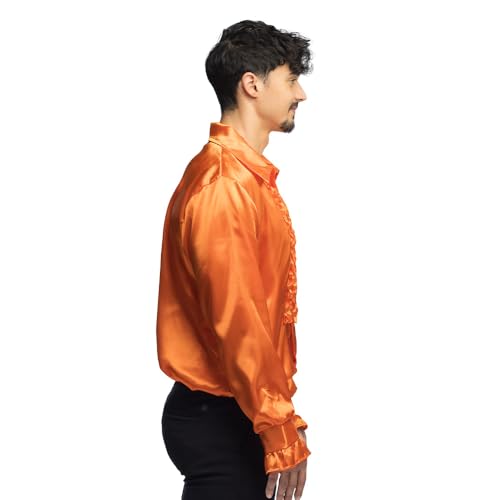 boland-disco-hemd-orange-herren-50-52-r-schen-shirt image 6
