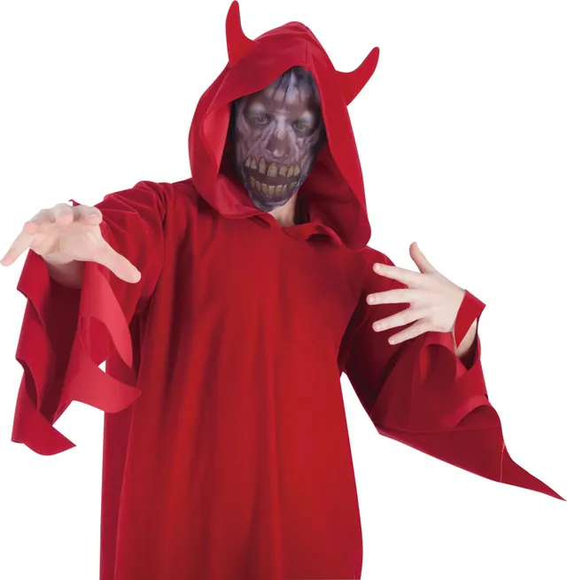 rubies-zombie-totenkopf-maskenhaube-stoff-transparent image 1