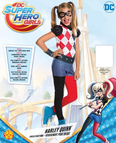 rubie-s-deluxe-harley-quinn-kost-m-kinder-jumpsuit-gr-m image 8