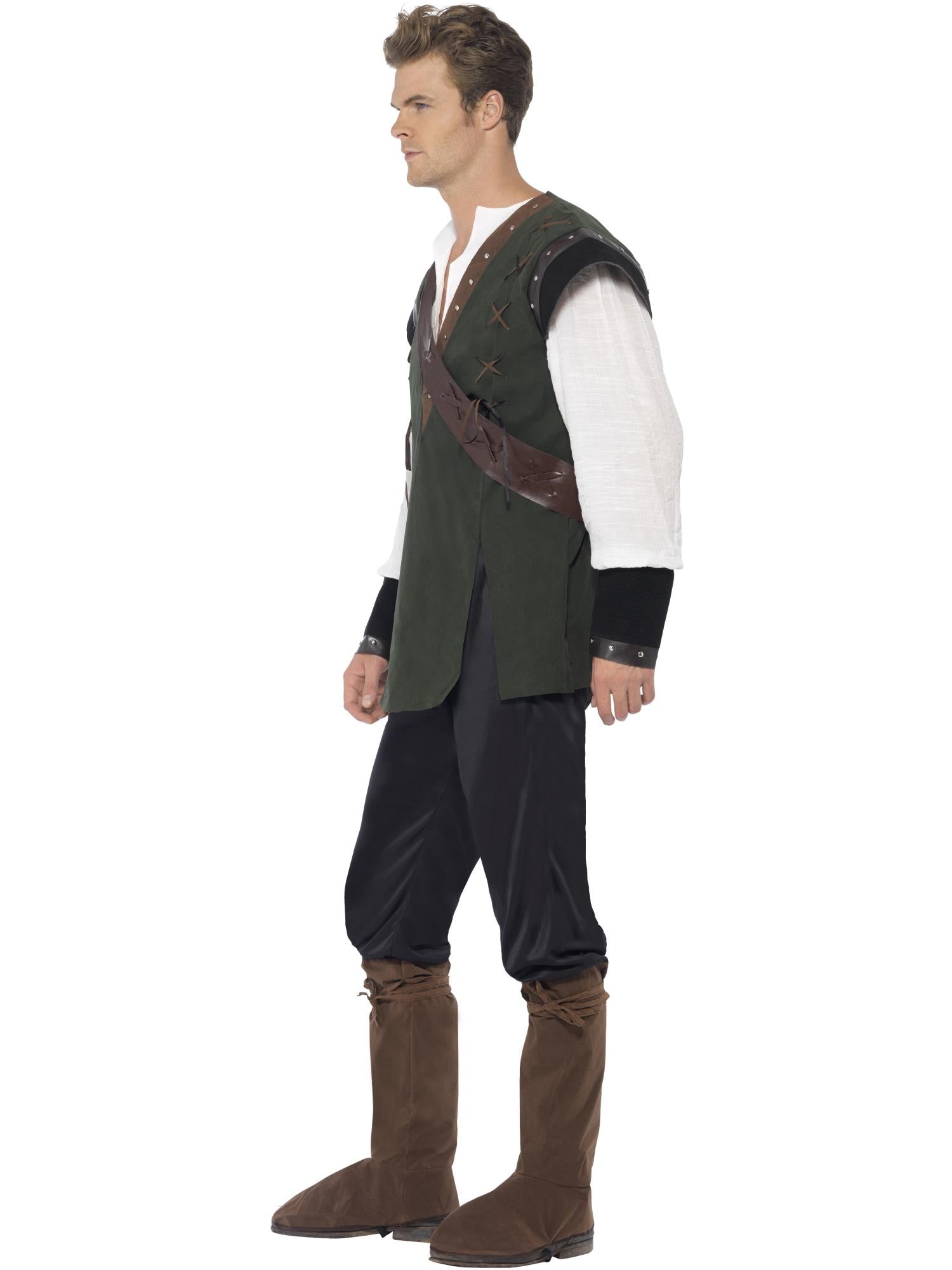 smiffys-fever-robin-hood-herrenkost-m-gr-m-gr-n-5-tlg image 3