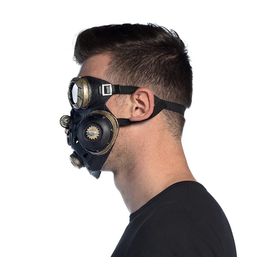 boland-masks-gas-master-maske-latex-erwachsene-schwarz image 3