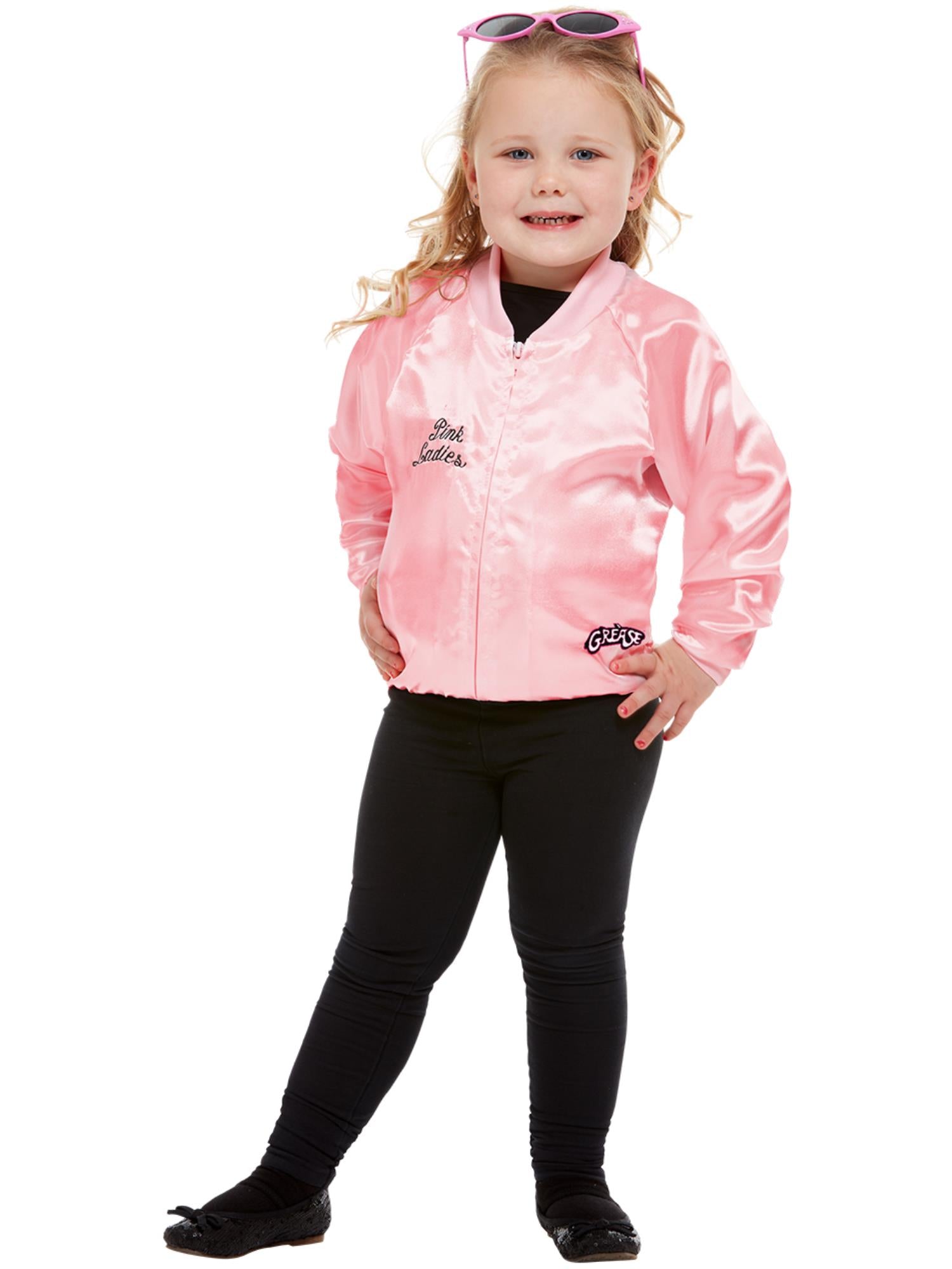 smiffys-fever-grease-pink-ladies-jacke-kinder-s-rosa-satin image 6