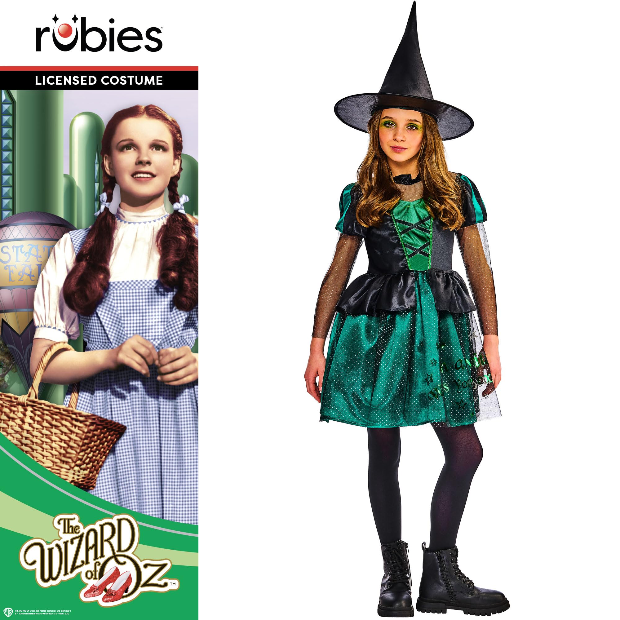 rubie-s-deluxe-wicked-witch-kost-m-kinder-7-8-jahre image 5