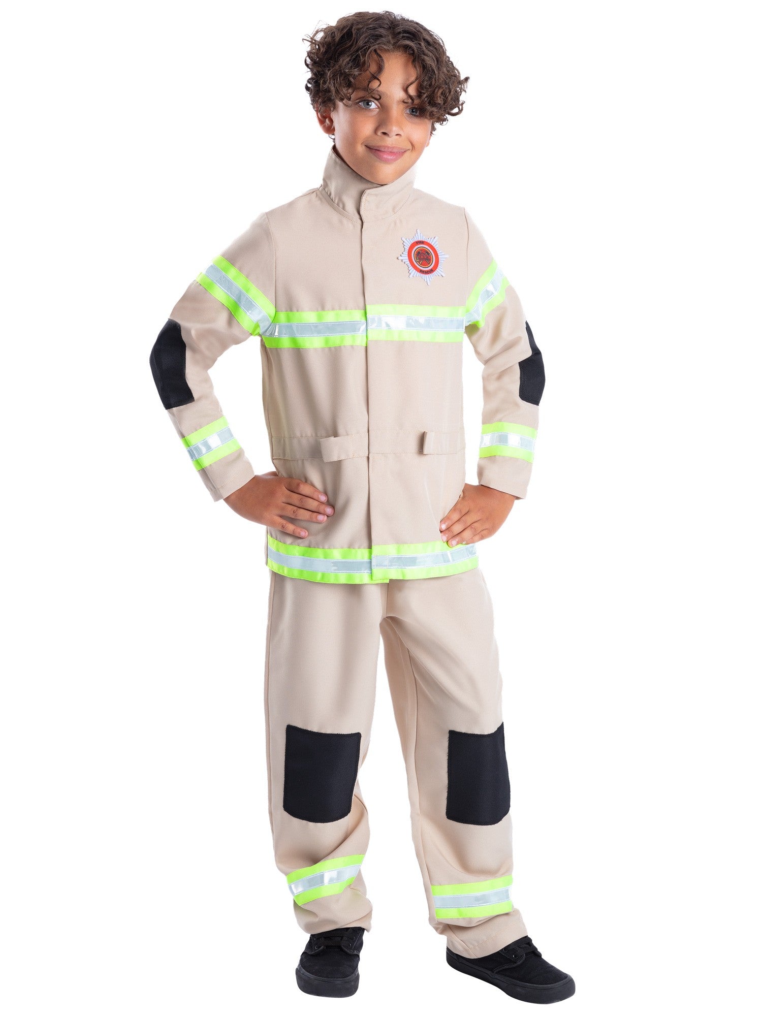 smiffys-fever-feuerwehr-kost-m-kinder-m-7-9-jahre-beige image 1