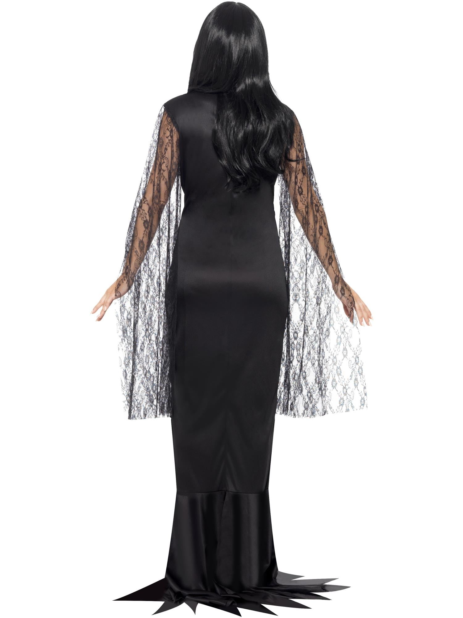 smiffys-fever-immortal-soul-kost-m-damen-schwarz-maxikleid image 2