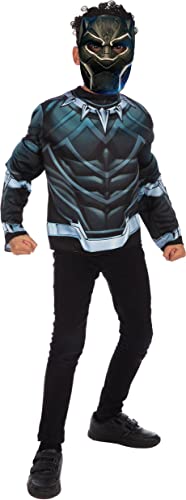 rubie-s-deluxe-black-panther-top-und-maske-noir-kinder image 4