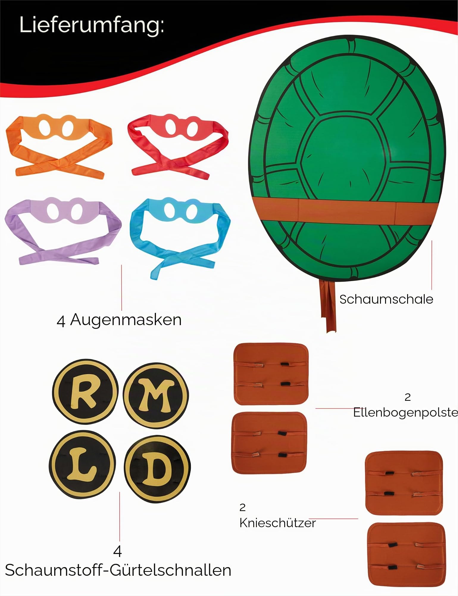 rubie-s-deluxe-tmnt-zubeh-rset-erwachsene-one-size-turtles image 4