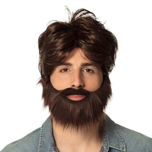 boland-wigs-dude-per-cke-86312-braun-mit-bart-kunsthaar image 5
