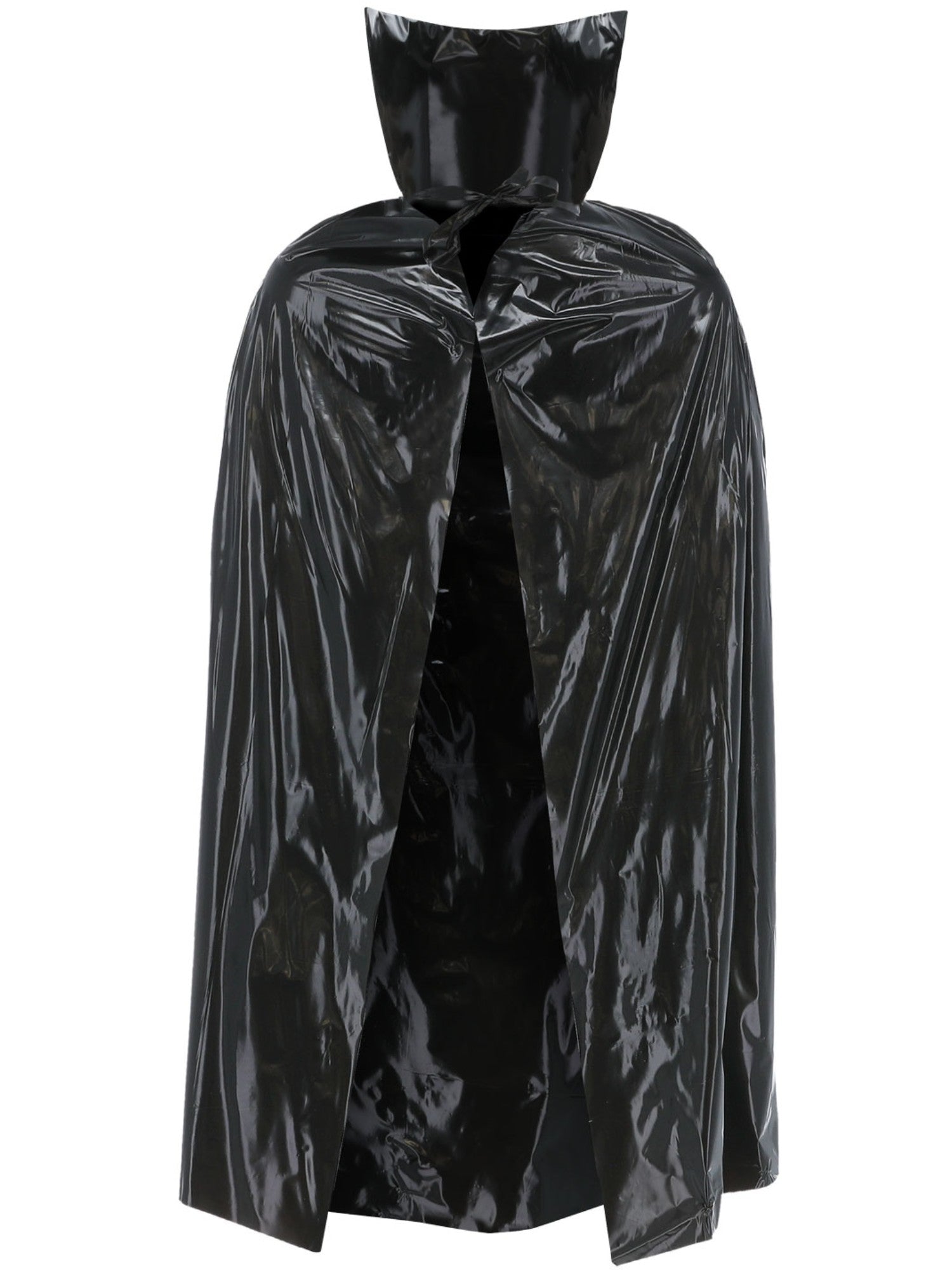 smiffys-fever-vampir-umhang-schwarz-pvc-114-cm-cape image 3