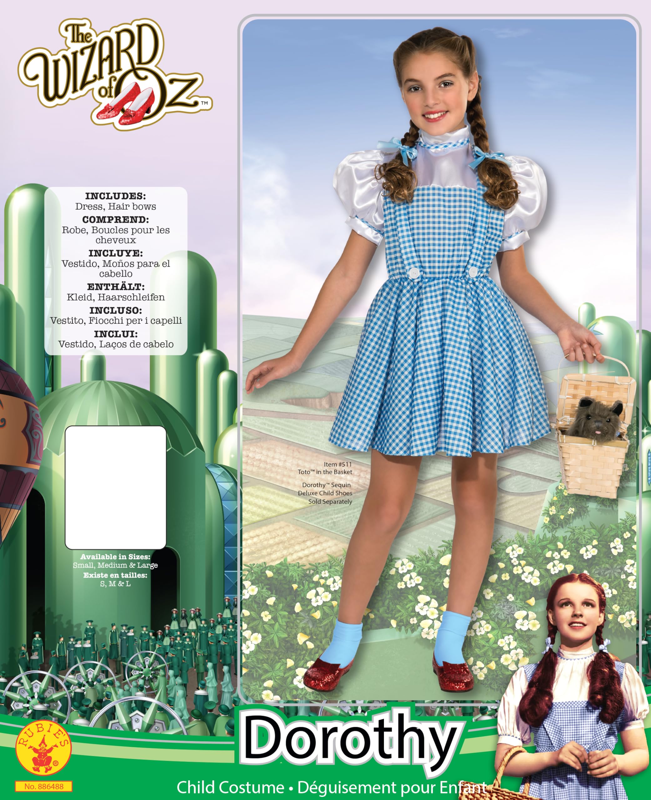 rubie-s-deluxe-dorothy-zauberer-von-oz-kleid-blau-small image 7