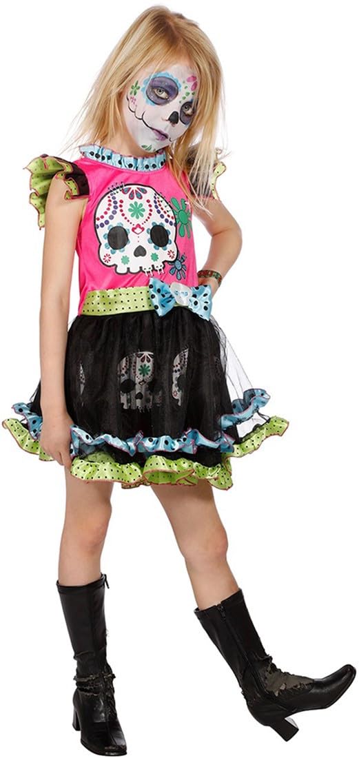 rubie-s-deluxe-la-bonita-d-a-muertos-m-dchenkost-m-m-bunt image 4