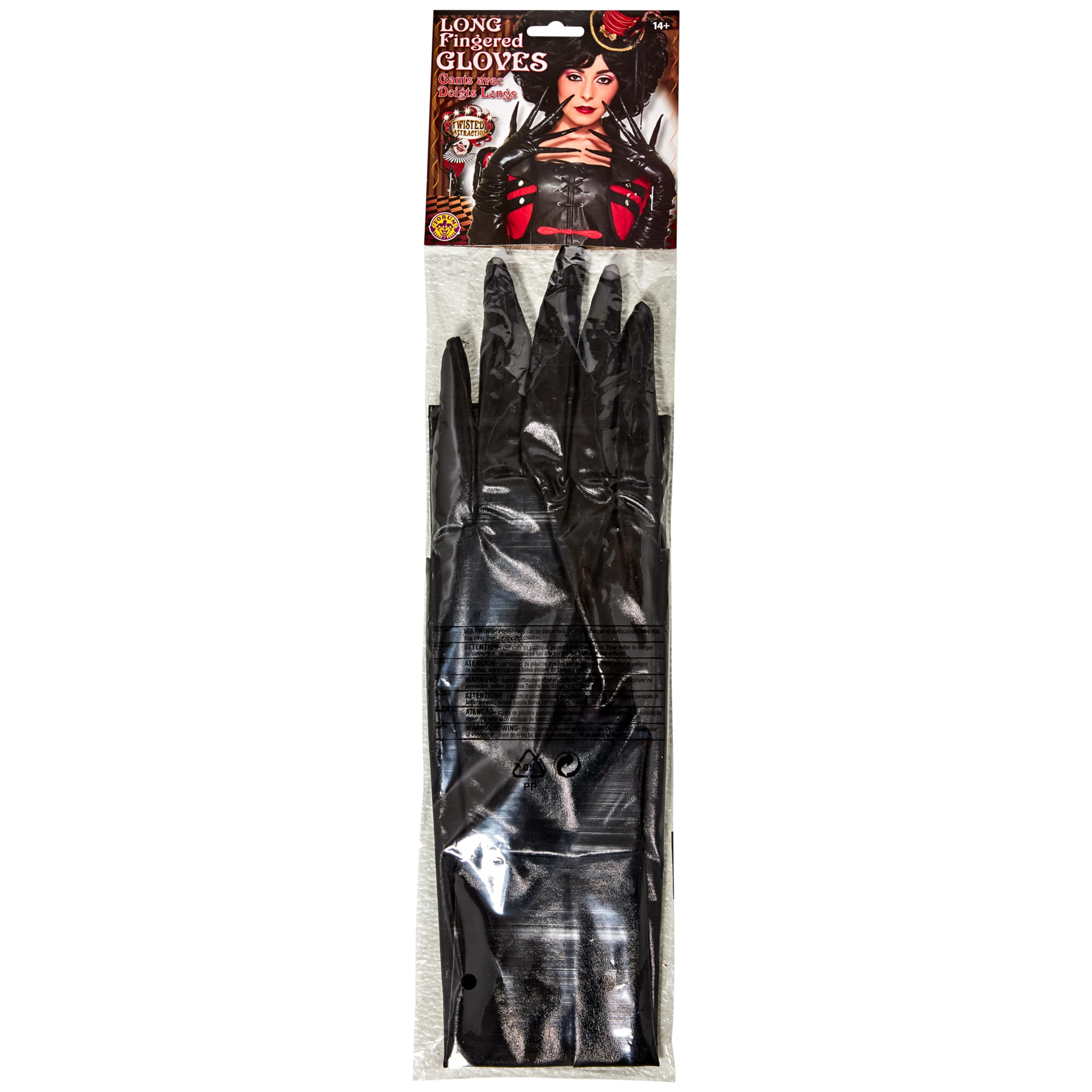 rubie-s-deluxe-finger-handschuhe-silber-einheitsgr-e image 2