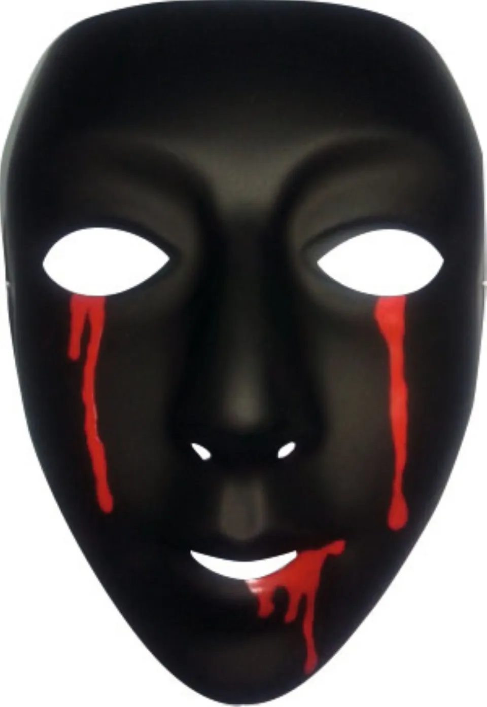 rubies-masques-maske-schwarz-mit-blutstr-nen-damen image 1