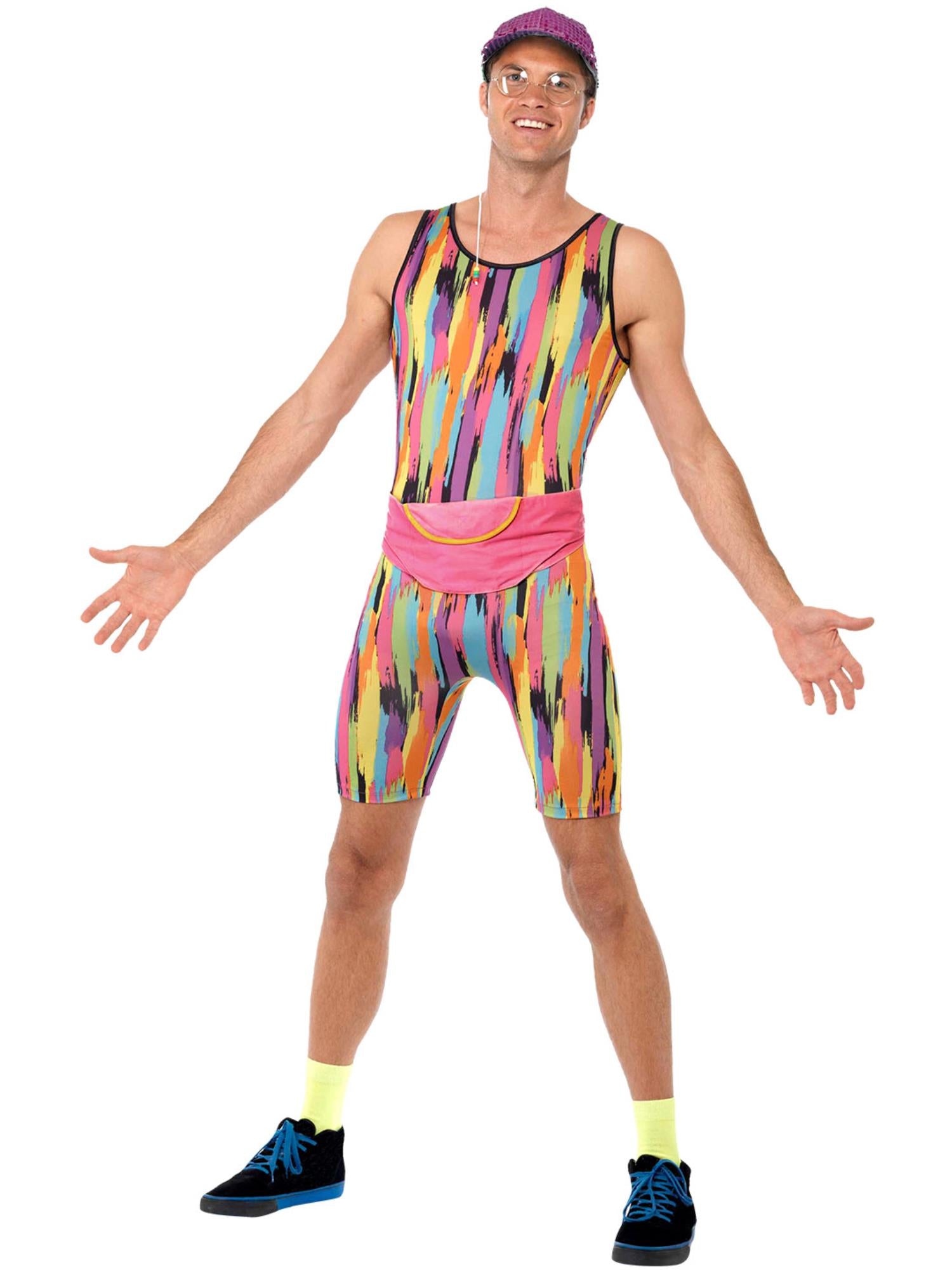 smiffys-fever-aerobic-instructor-kost-m-herren-m-bunt image 4