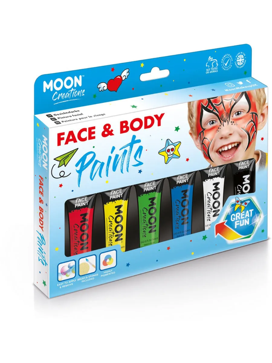 smiffys-makeup-fx-moon-creations-schminkset-6-farben-tube image 1
