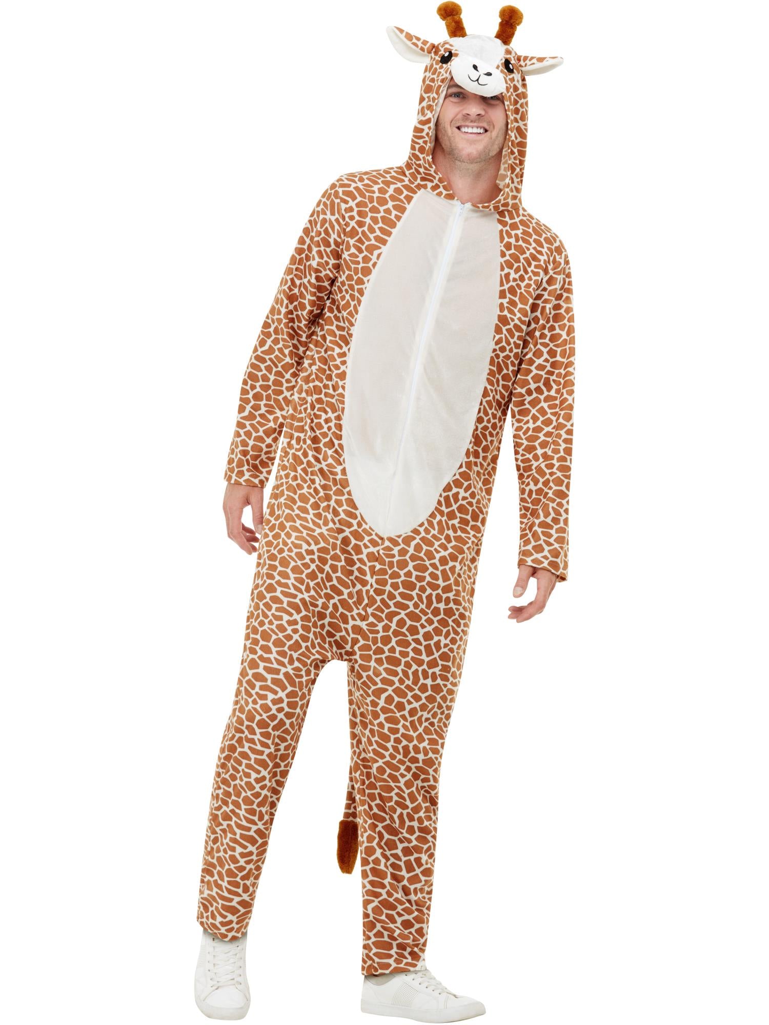smiffys-fever-giraffe-kost-m-braun-overall-m-unisex image 1