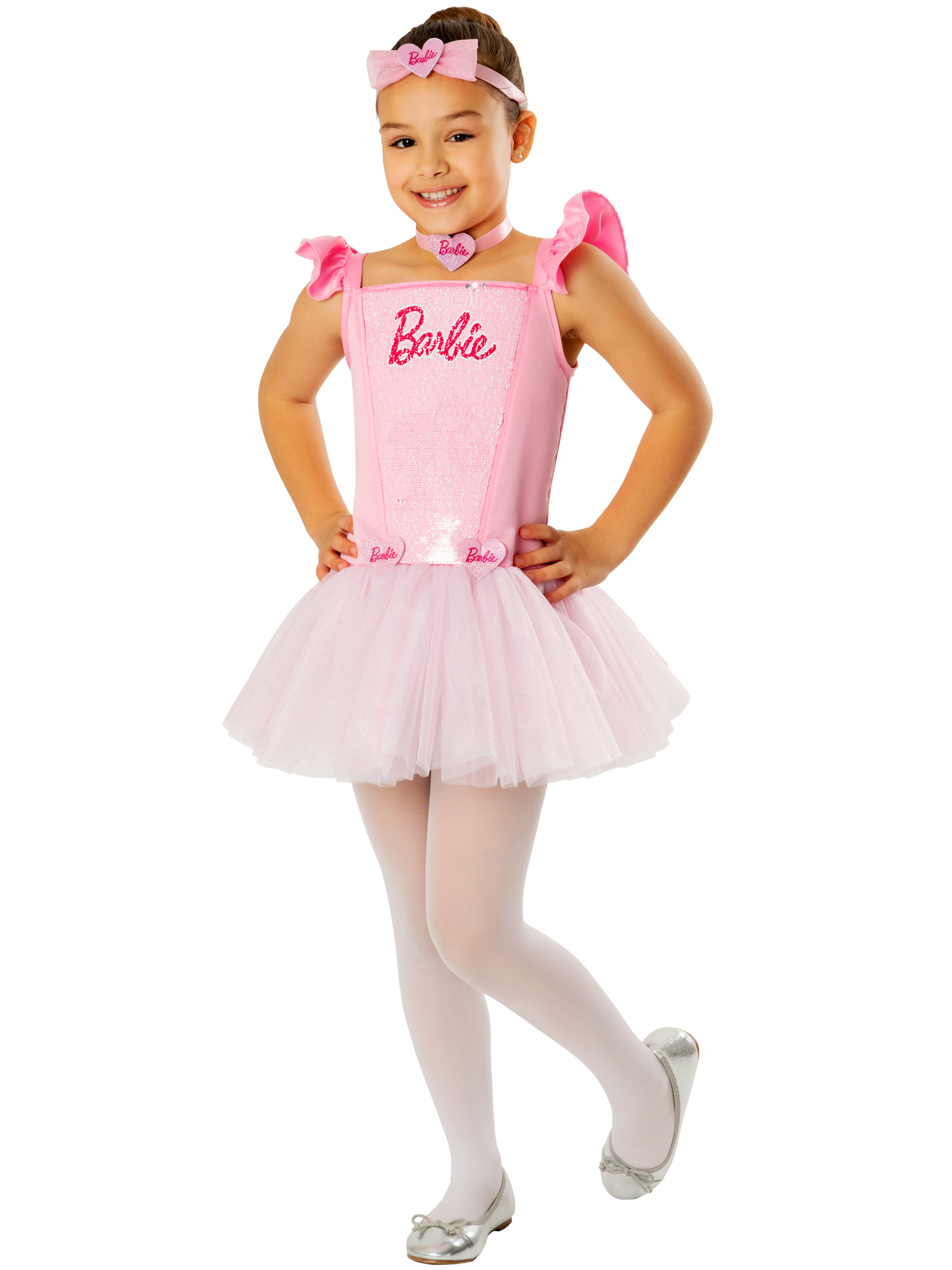 rubies-barbie-ballerina-kost-m-kinder-pailletten-tutu image 4