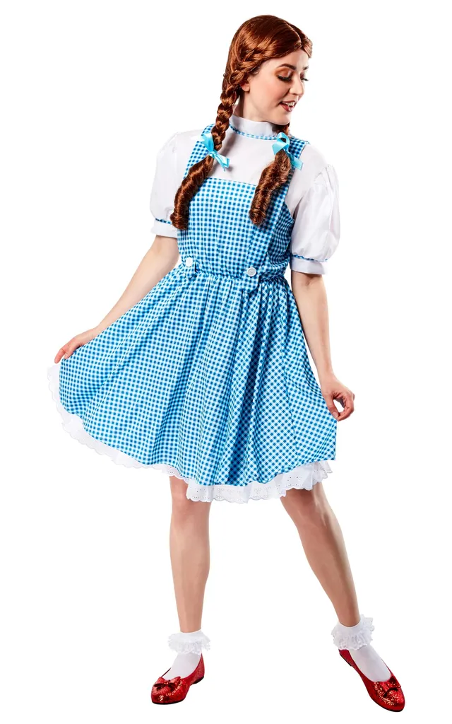 rubie-s-deluxe-dorothy-kleid-damenkost-m-std-blau-wei image 1