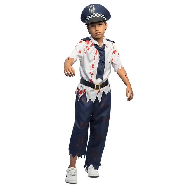 boland-zombie-polizist-kinderkost-m-7-9-jahre-horror image 1