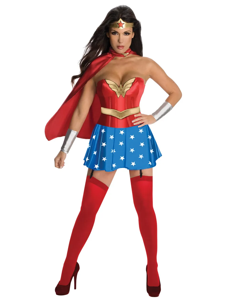 rubie-s-deluxe-wonder-woman-korsett-kost-m-damen-s image 1