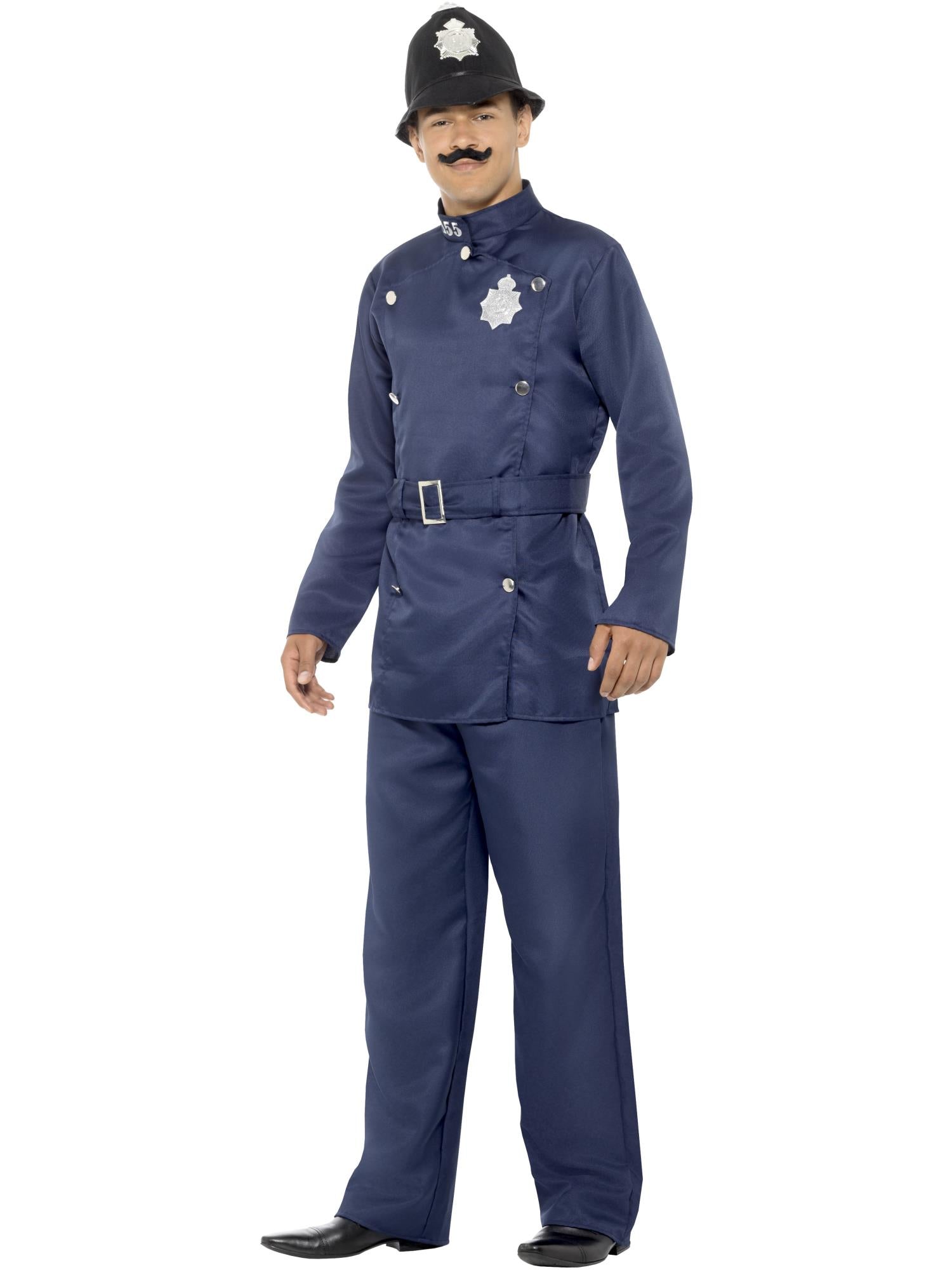 smiffys-fever-london-bobby-polizei-kost-m-herren-m-blau image 3