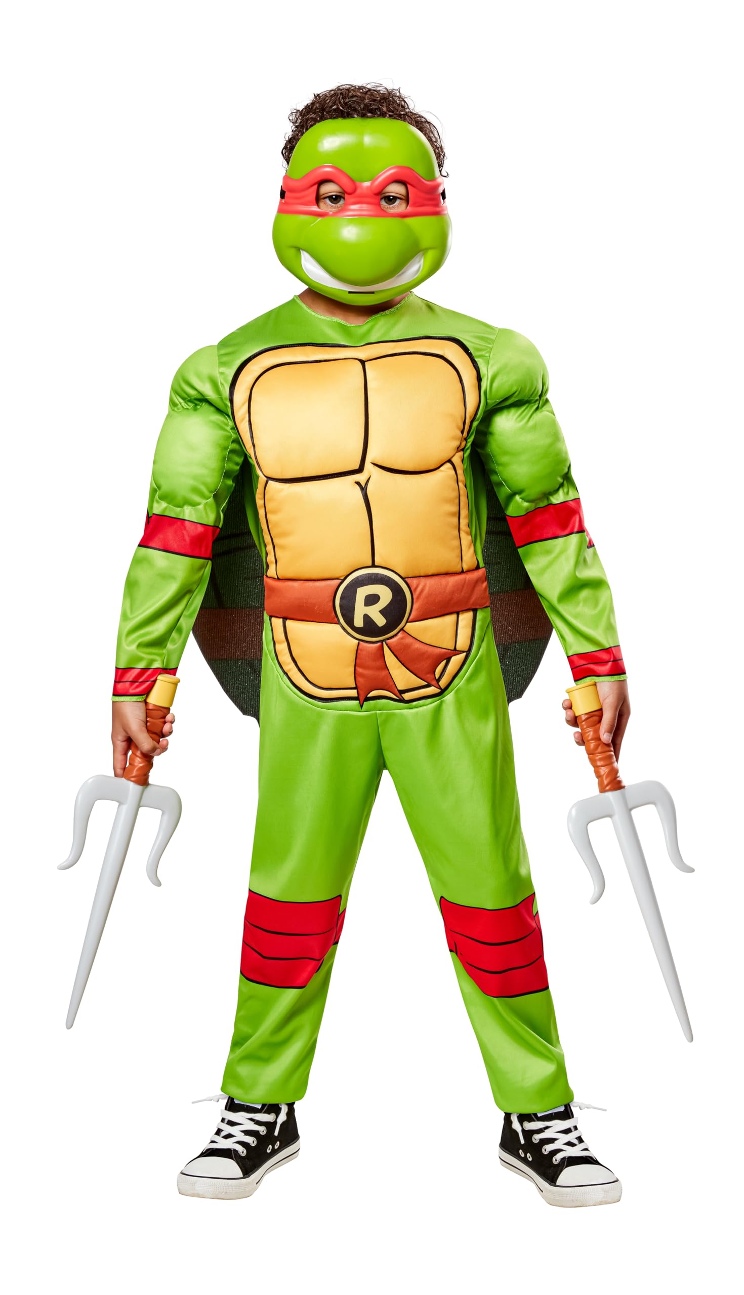 rubie-s-deluxe-tmnt-raphael-sais-kost-m-zubeh-r-kinder image 4