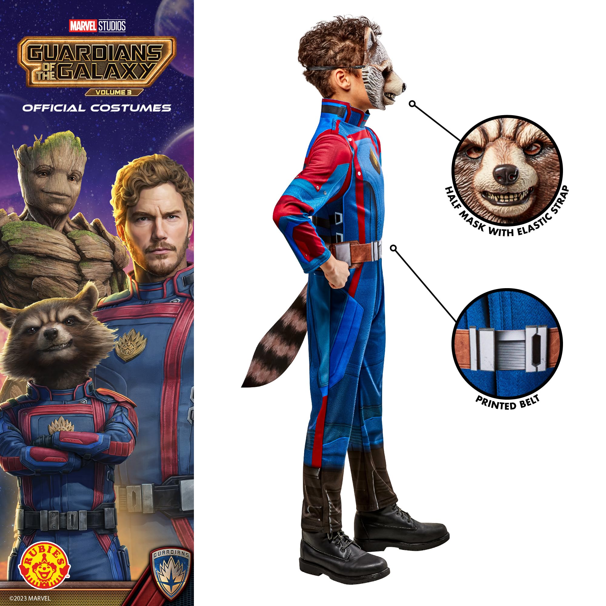 rubie-s-deluxe-raketen-kinderkost-m-astronaut-weltraum image 3