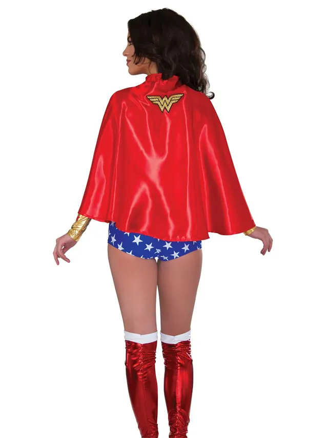 rubies-capes-wonder-woman-umhang-rot-logo-erwachsene image 1