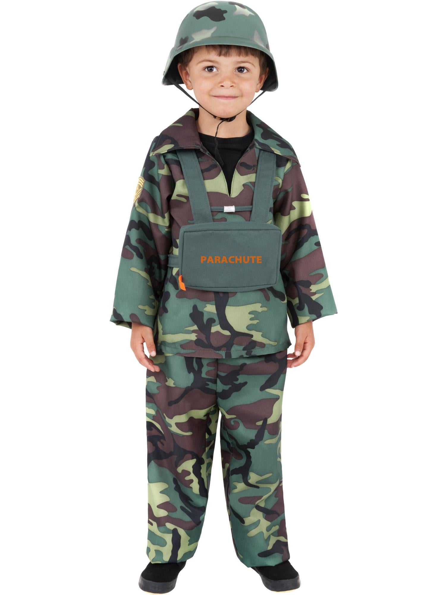 smiffys-fever-army-kost-m-tarn-jungen-m-7-9-jahre image 1