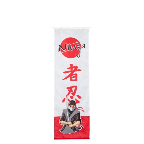 boland-ninja-banner-30x100-cm-polyester-mottoparty-deko image 4
