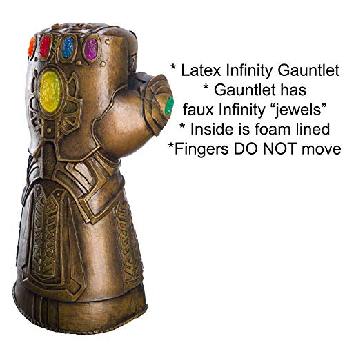 rubie-s-deluxe-thanos-infinity-gauntlet-handschuh-gold-kinder image 4
