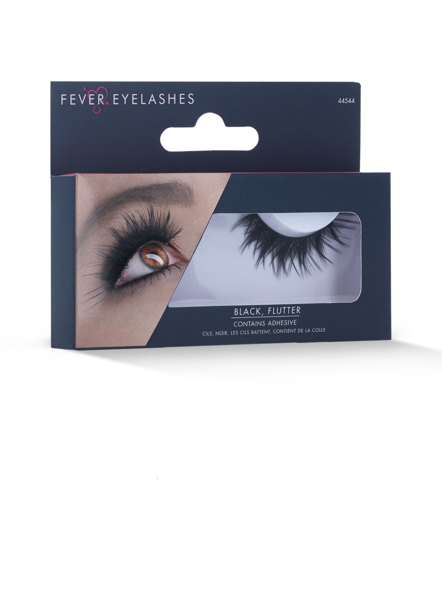 smiffys-fever-wimpern-schwarz-flutter-mit-kleber image 2