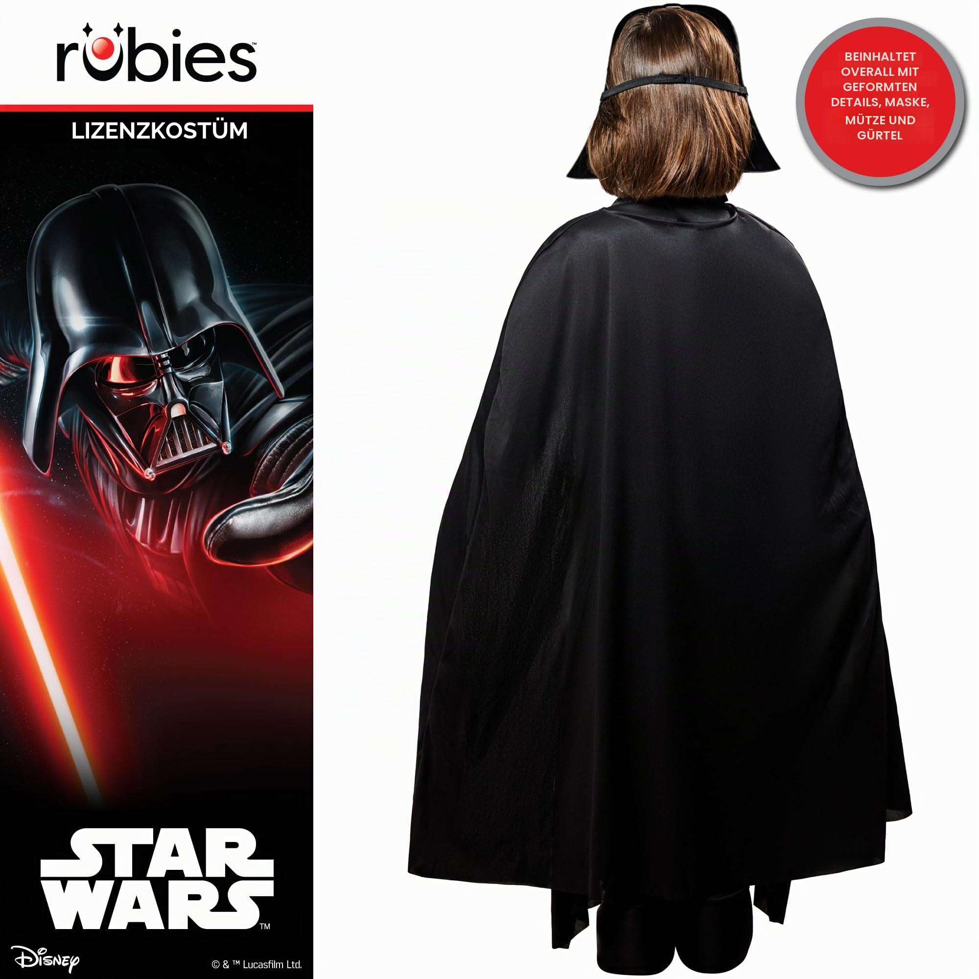 rubie-s-deluxe-darth-vader-kost-m-kinder-m-mit-maske image 2