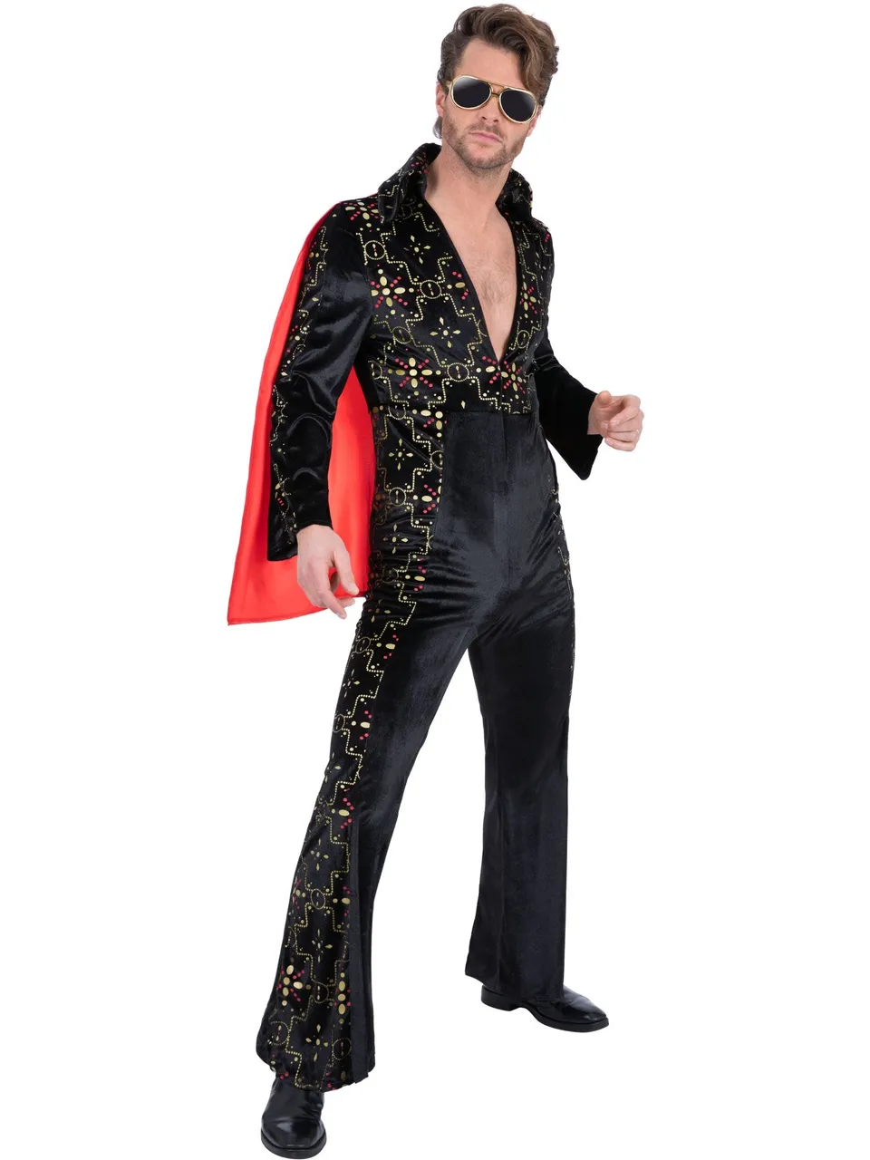 smiffys-fever-elvis-herrenkost-m-schwarz-gr-m image 1