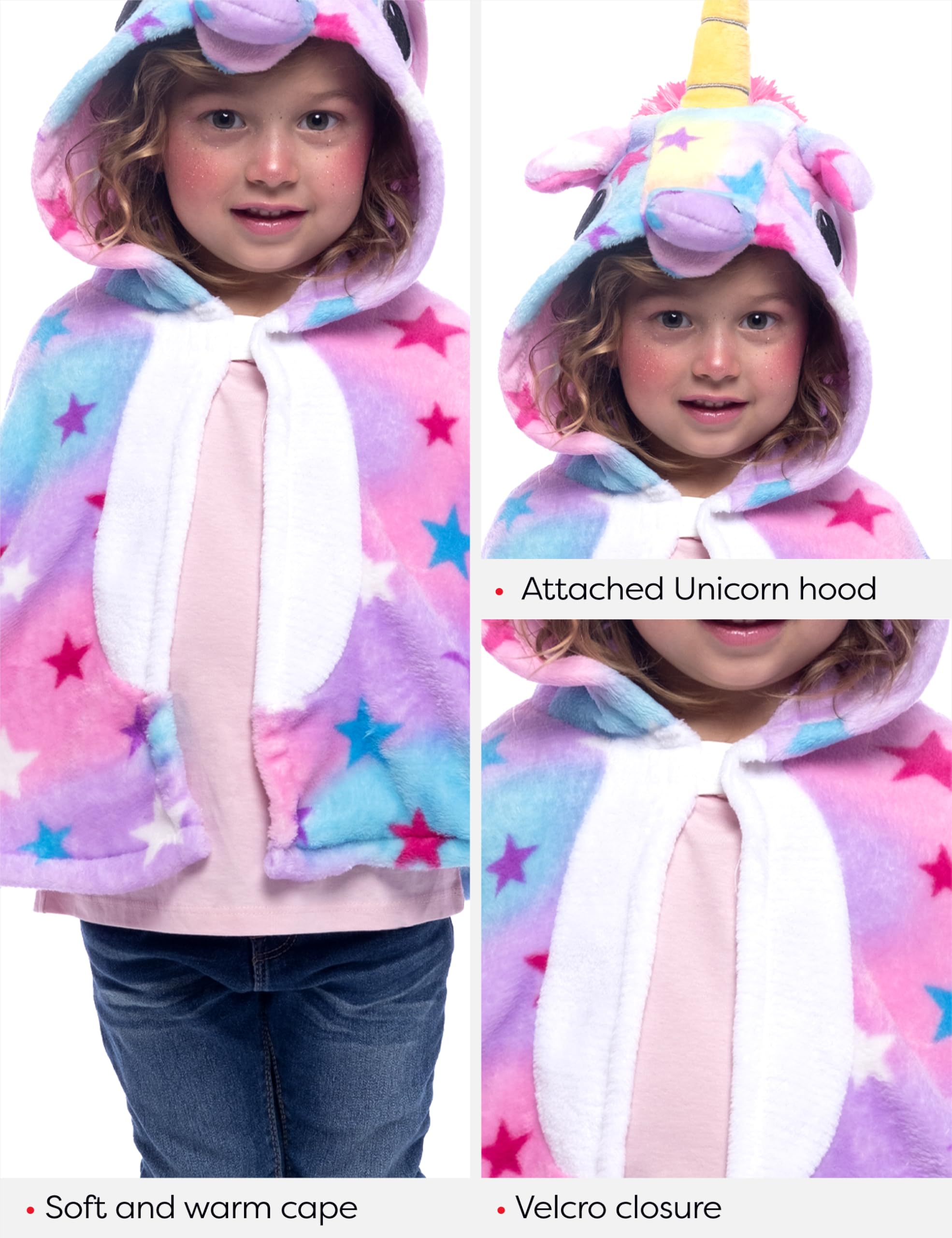 rubie-s-deluxe-super-einhorn-kapuzenumhang-kinder-kost-m image 4
