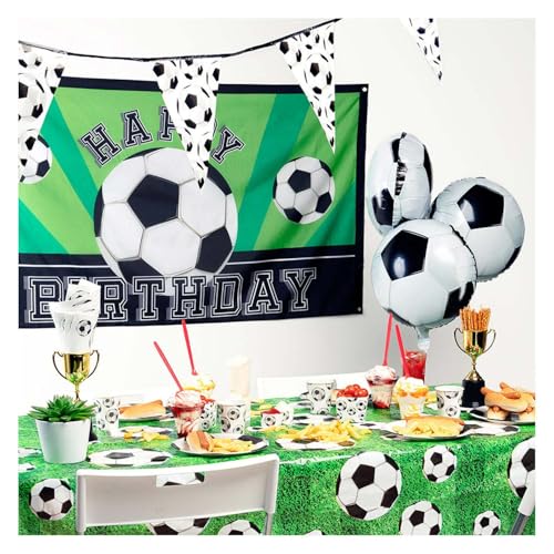 boland-decorations-happy-birthday-banner-fu-ball-90x150-cm image 4