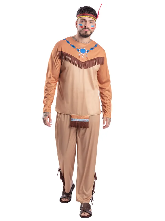 rubie-s-indianer-kost-m-erwachsene-l-fransen-federband image 1