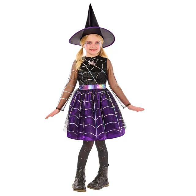 rubie-s-deluxe-cobweb-witch-hexenkost-m-3-4-jahre-spinnennetz image 1