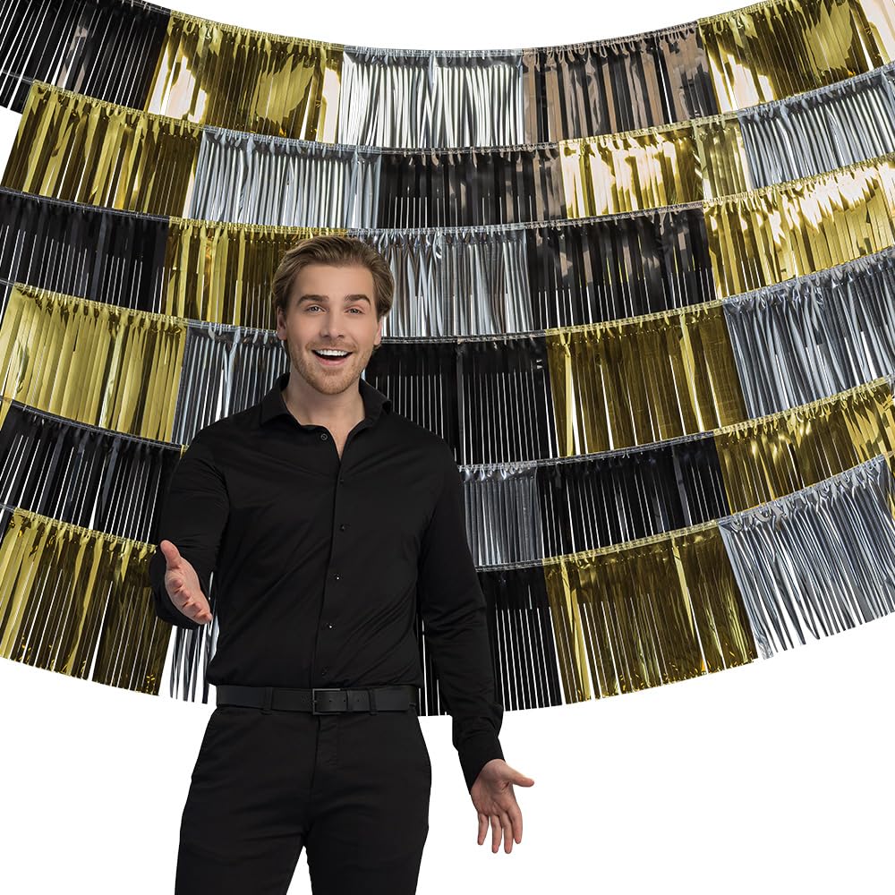 boland-decorations-party-time-girlande-6-st-ck-metallic-set image 2