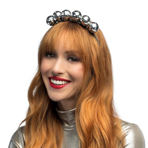 boland-headwear-disco-kugel-diadem-haarreif-silber image 6