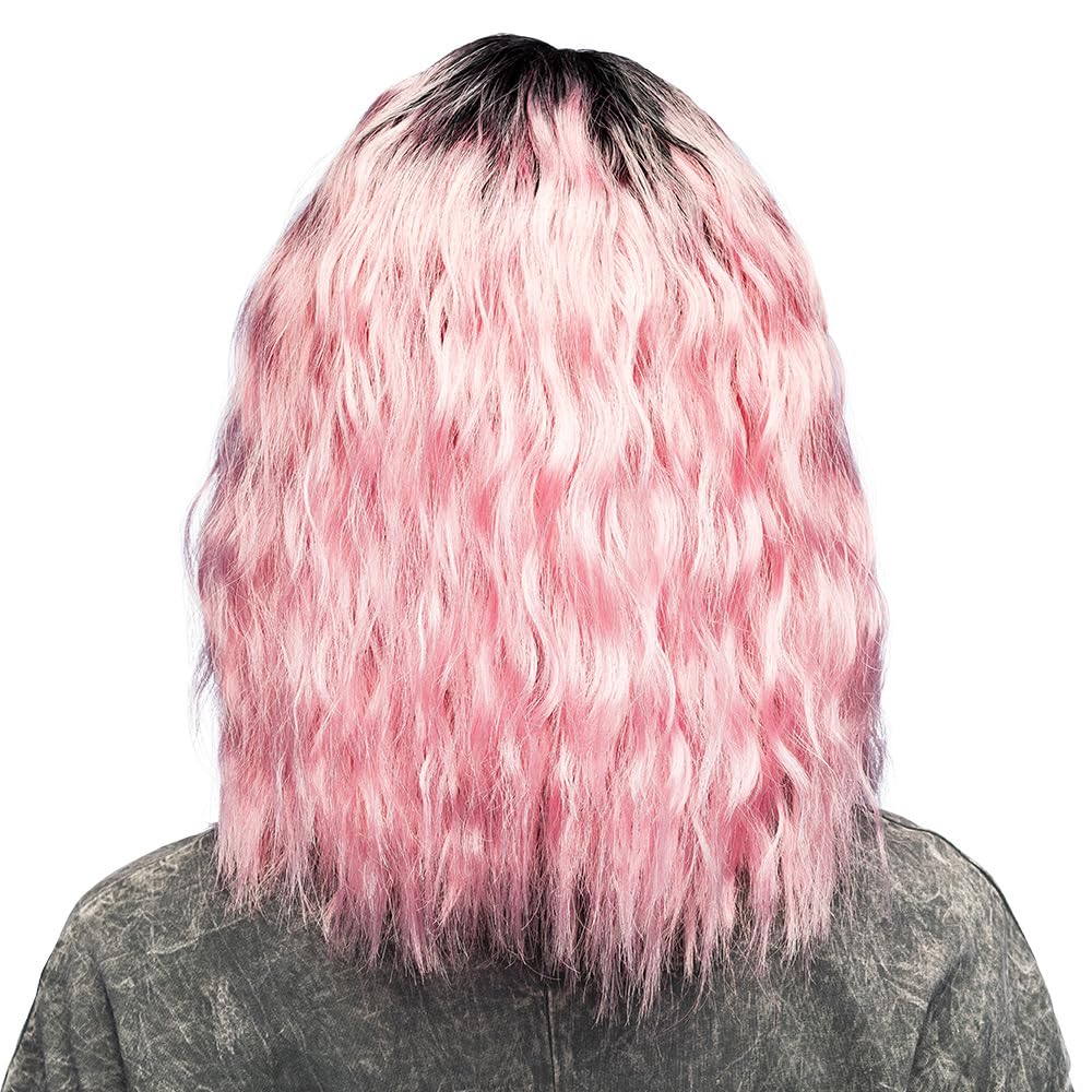 boland-ethel-per-cke-schwarz-rosa-ombre-halblang-kunsthaar image 3