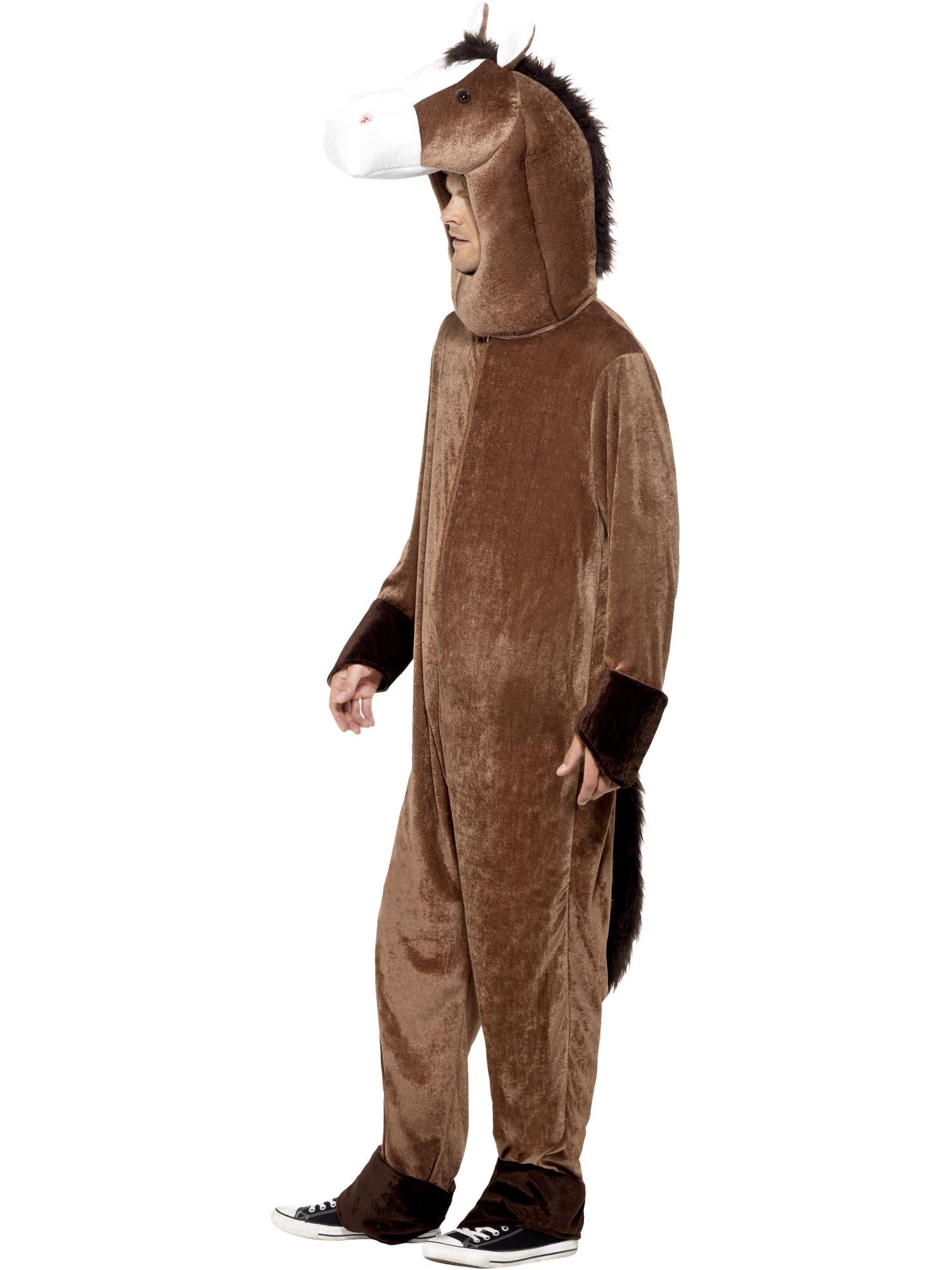 smiffys-fever-pferd-kost-m-erwachsene-braun-jumpsuit image 3