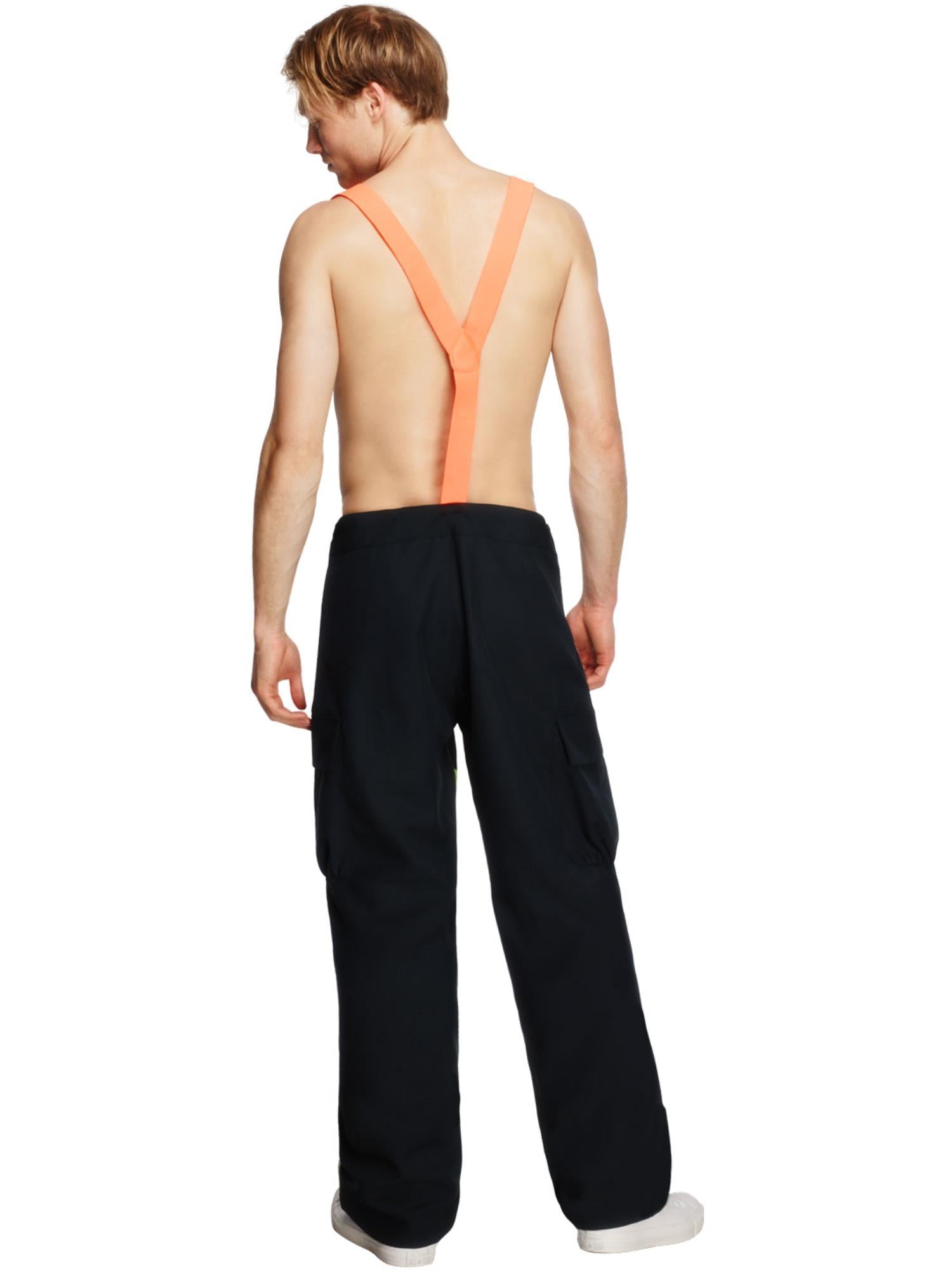 smiffys-fever-feuerwehrmann-kost-m-herren-schwarz-orange image 2
