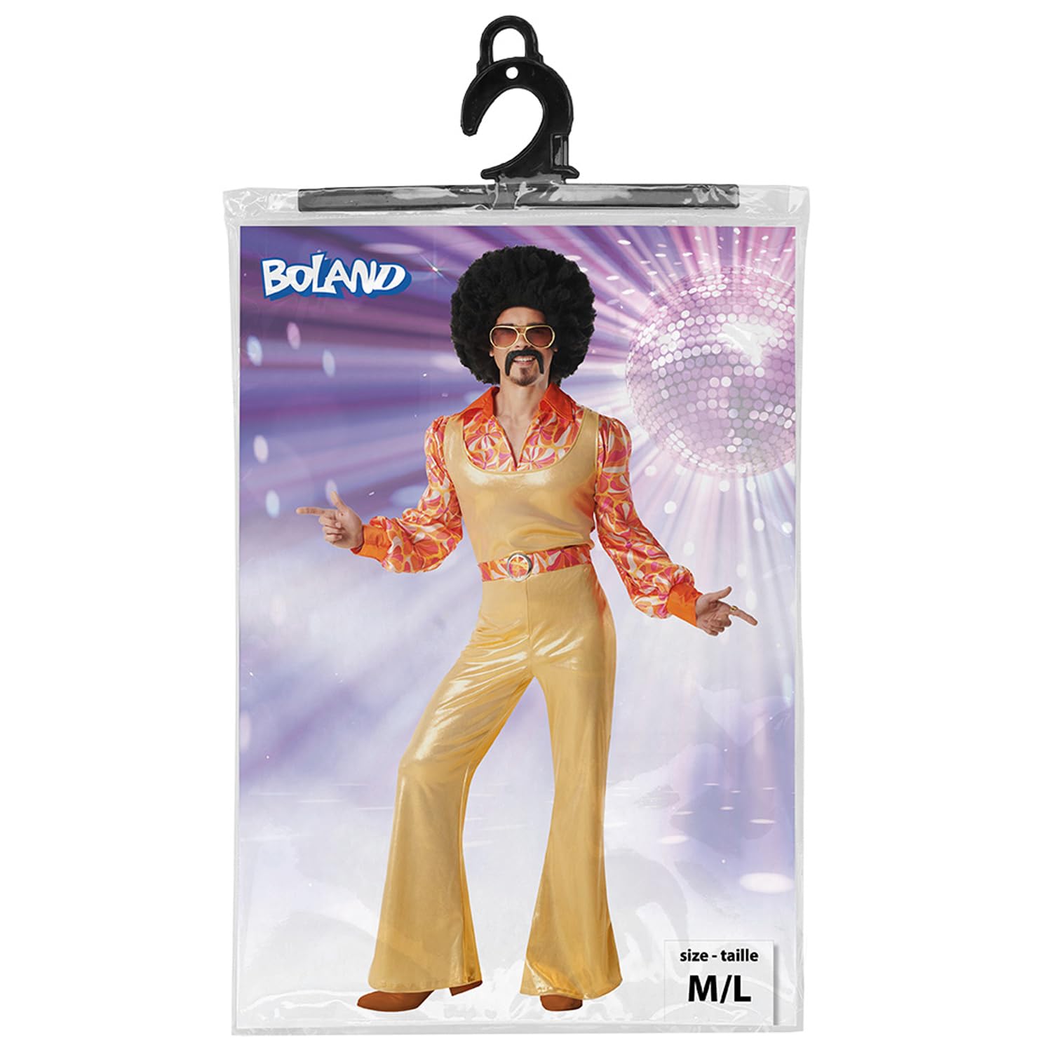 boland-funky-king-kost-m-herren-m-l-70er-disco-retro-gold image 3