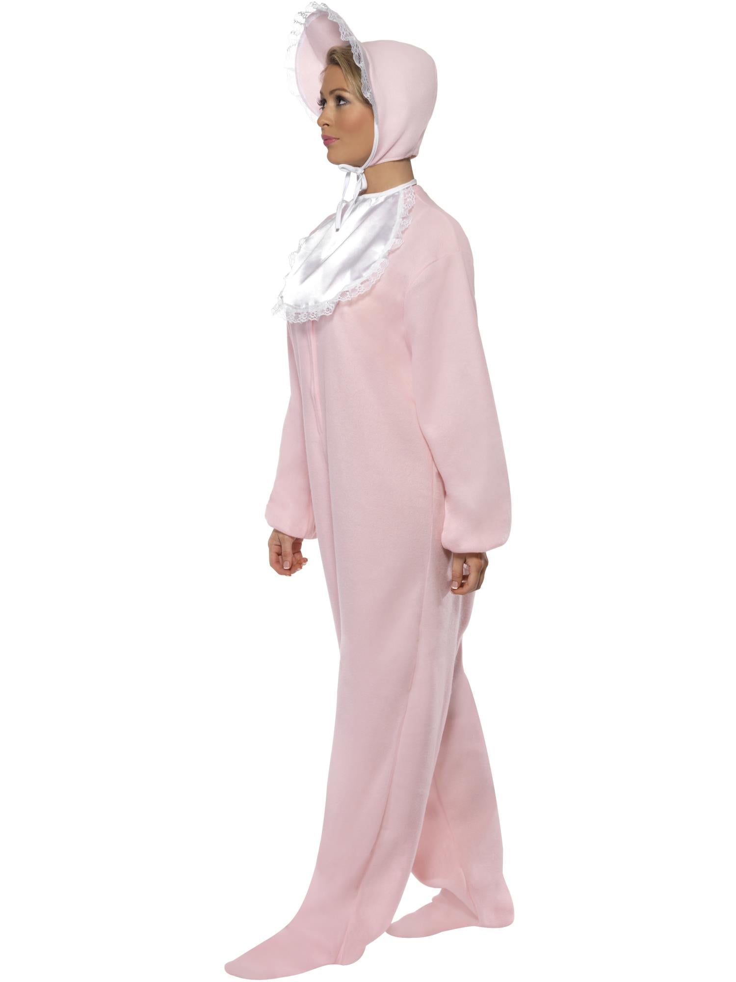 smiffys-fever-baby-romper-kost-m-damen-rosa-3-teilig image 3
