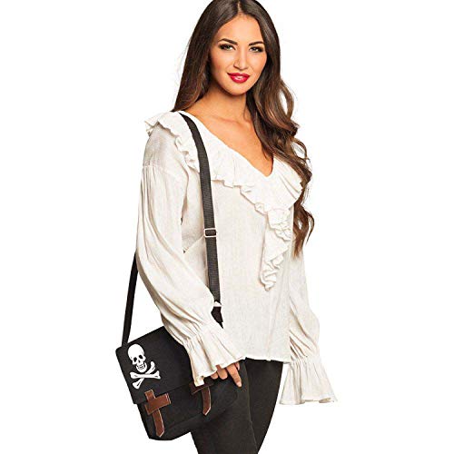 boland-accessories-74145-tasche-pirat-totenkopf-25-cm image 8