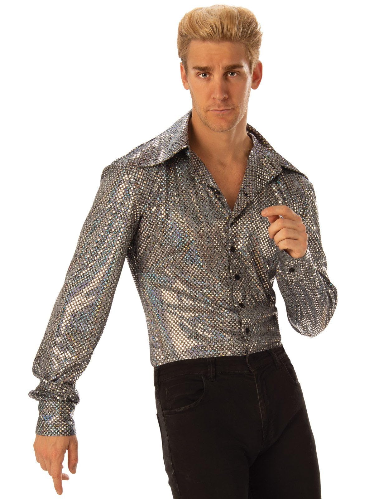 rubie-s-opus-boogie-man-disco-oberteil-herren-silber image 2