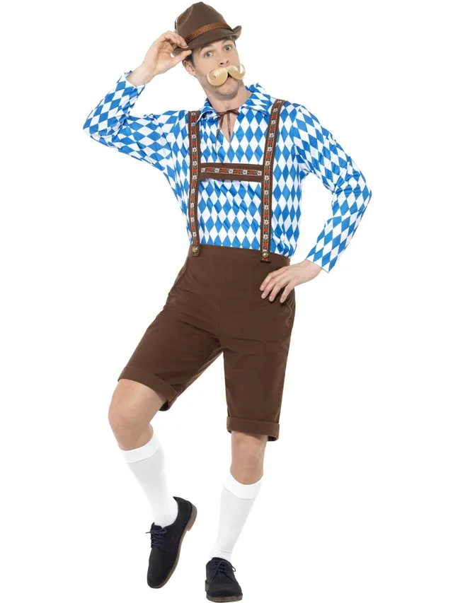 smiffys-fever-bavarian-beer-man-lederhosen-kost-m-herren-l image 1