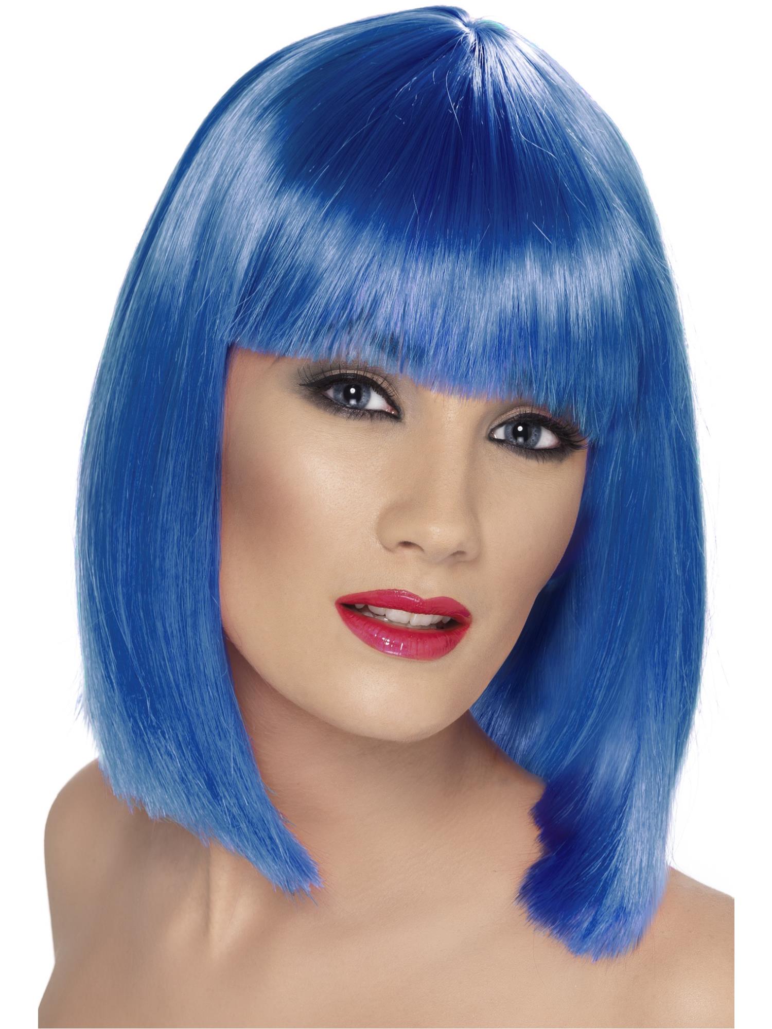 smiffys-glam-bob-per-cke-neongr-n-mit-pony image 3