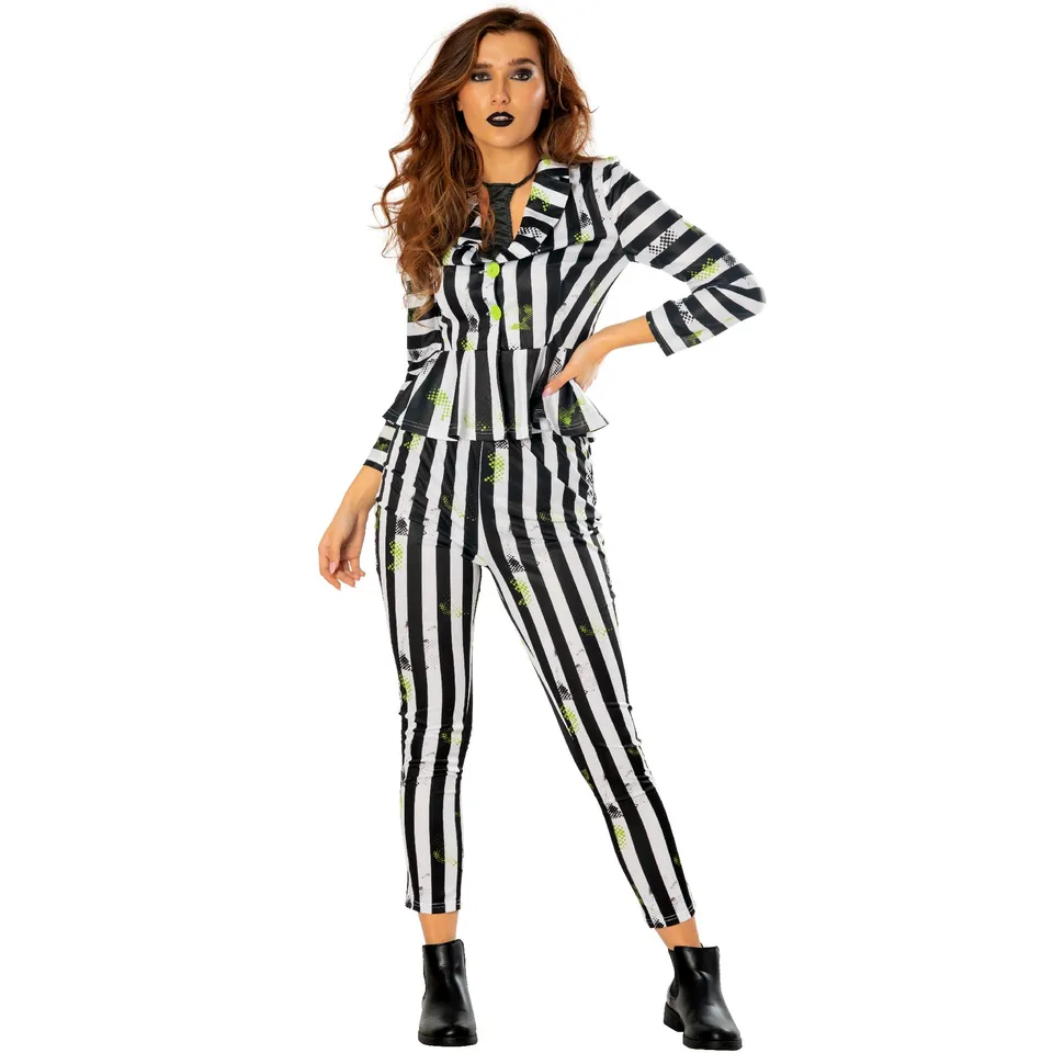 rubie-s-deluxe-beetlejuice-damenkost-m-gr-e-14-16-lizenz image 1